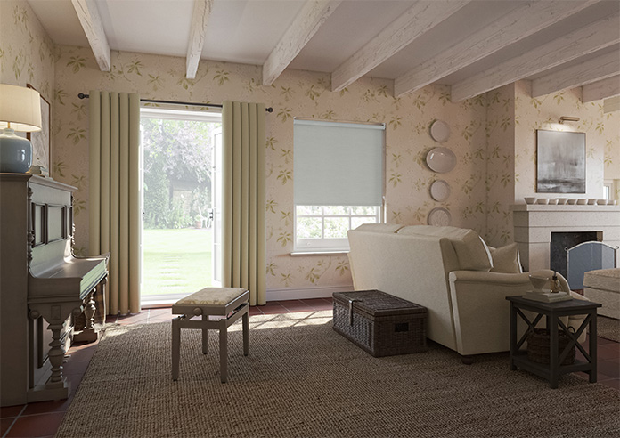 Solento (Blackout), Crisp Grey - Roller Blind - Image 7
